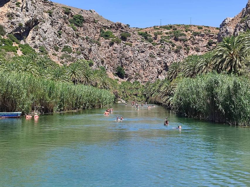Heraklion: Preveli By Boat, Damnoni & Kourtaliotiko Springs - Damnioni Beach Free Time: Swim, Stretch, and Wander Toward Amoudi