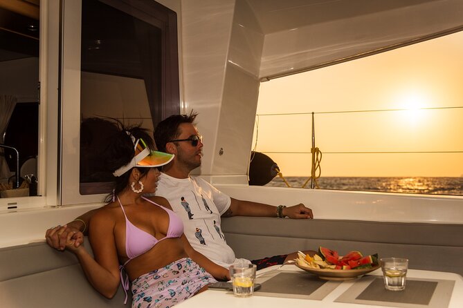 Heraklion Private Sailing Catamaran Cruise to Dia with Lunch - The Catamaran Setup and On-Board Comfort You’re Paying For