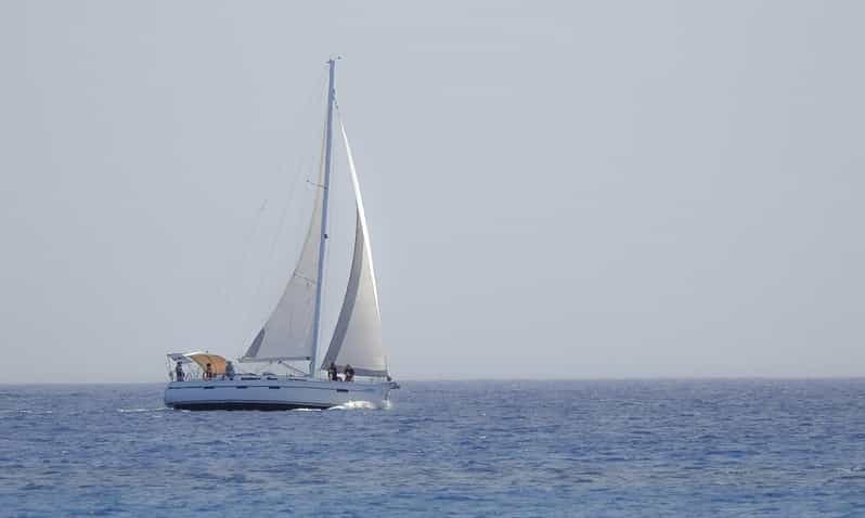 Heraklion: Sailing Cruise to Dia Island with Drinks and Meal - Dia Island time: snorkeling, SUP, fishing, and that easy pace