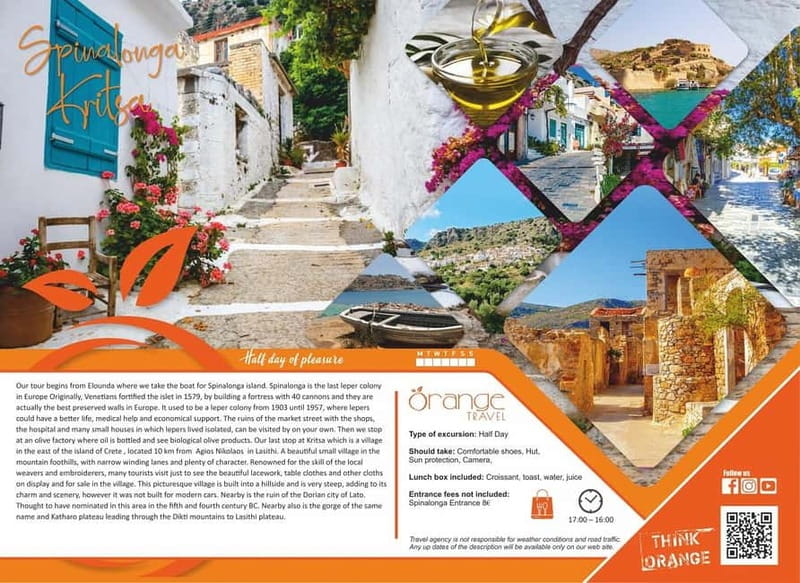 Heraklion : Spinalonga Island & Kritsa Village Half-Day Tour - Spinalonga Island: Venetian Fortress Meets the Last Leper Colony in Europe