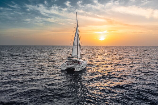 Heraklion: Sunset Dia Catamaran Cruise by Top-50 Greek Chef - Drinks and pacing: unlimited but still structured