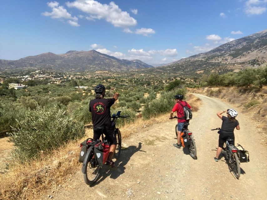 Heraklion: Wine Tasting E-Bike Tour - Dafnes, the wine village: tasting 4 Cretan wines with local bites