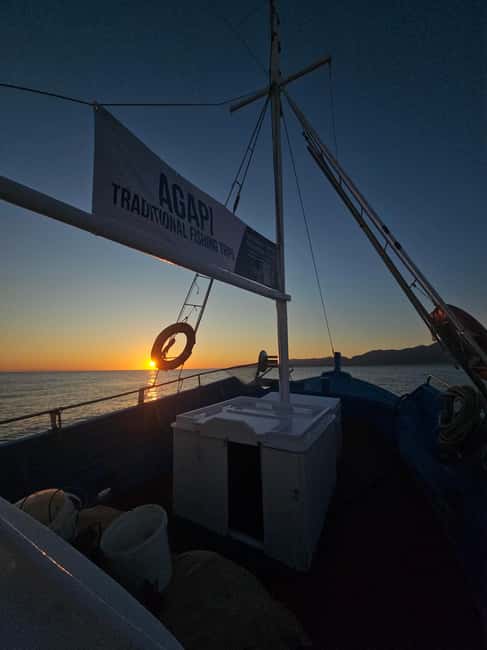 Hersonissos: Agapi Fishing Trips Sunset Cruise - Setting the traditional nets: the hands-on centerpiece