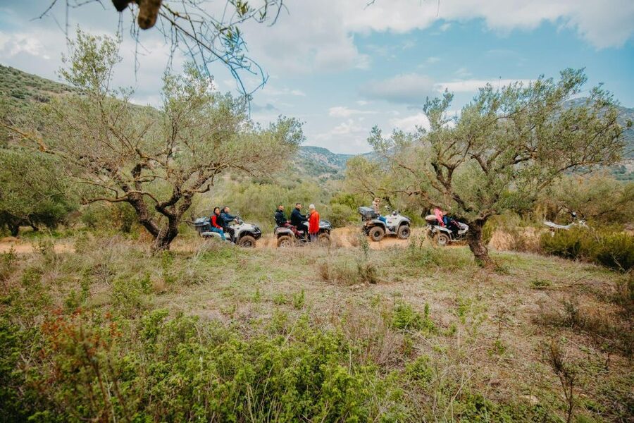 Hersonissos: ATV Quad Bike Safari in the Mountains of Crete - Lunch at the local tavern and the raki snack stop