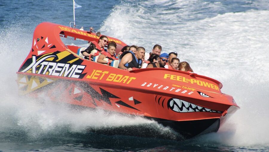Hersonissos: Jet Boat Tour with Snorkeling - How the full 1-hour runs: cruise, turns, then snorkeling
