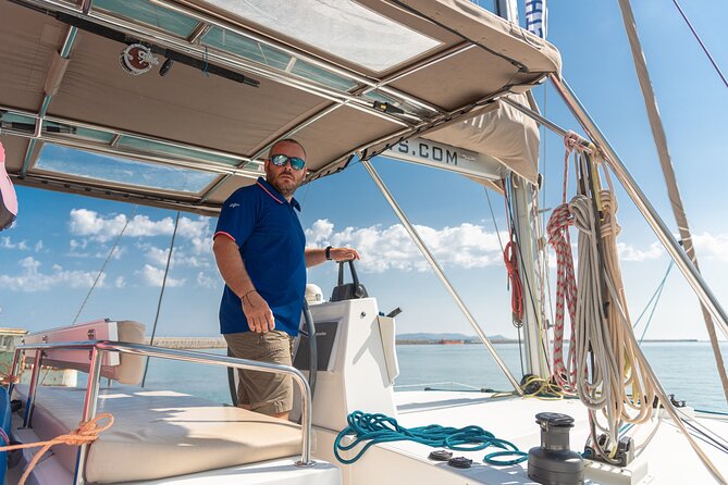Hersonissos: Luxury Sunset Catamaran Cruise Sushi & Open Bar - Food and drinks that happen while you’re still in vacation mode