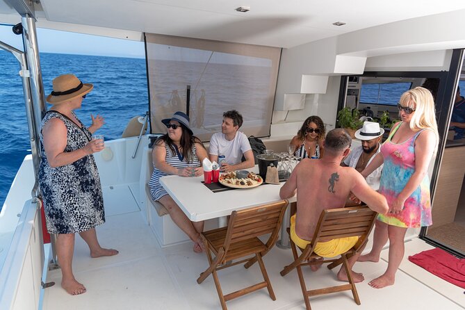 Hersonissos: Luxury Sunset Catamaran Cruise Sushi & Open Bar - Who should book this catamaran cruise in Hersonissos