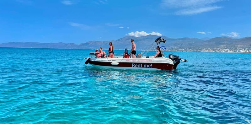 Hersonissos: Private Motorboat Rental - No License Required - What you’ll see along the coast: Gouves to Malia options