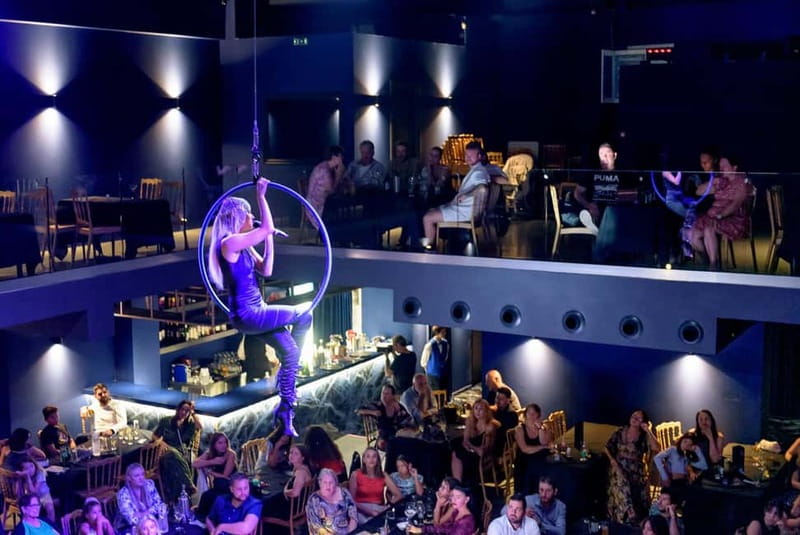 Hersonissos: Spectacular Dinner Show Ticket - Food at the Center: What the 4-Course Dinner Gets You