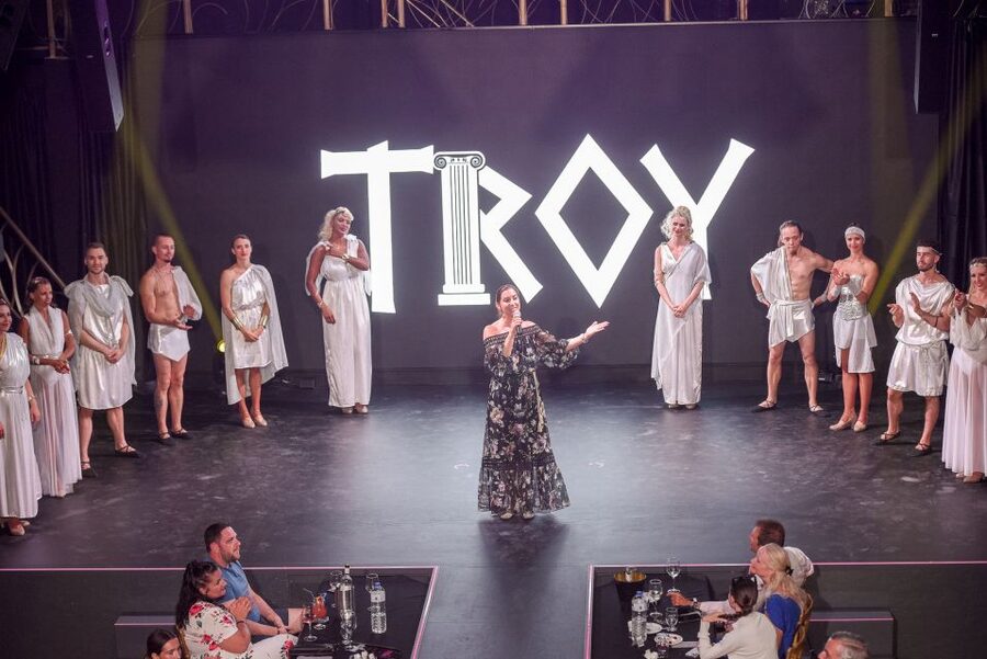 Hersonissos: Troy Dinner-Show Theatre Experience Tickets - Dinner-show vs Drink-and-Show: pick the right ticket for your group