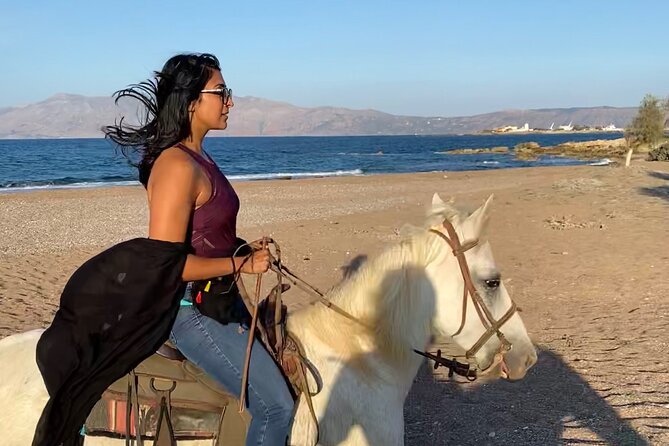 Horse Riding, Falasarna Sunset View, Drone video, Tavern Dinner. - The Sea-Side Horse Ride in Kissamos (45 Minutes That Feel Longer)