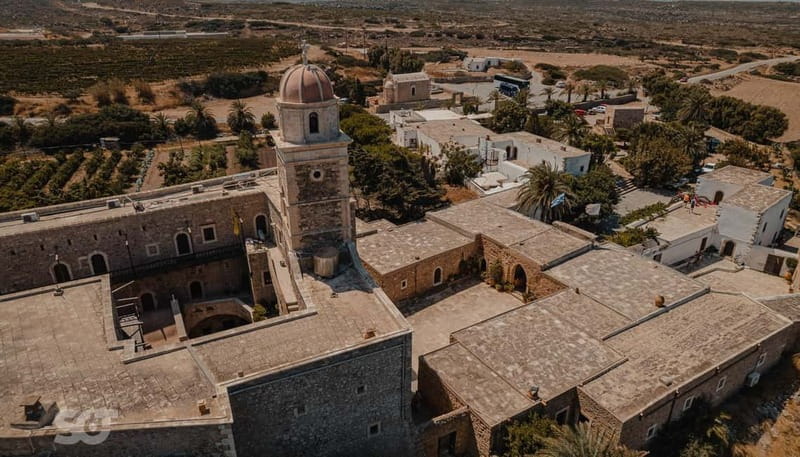 Ierapetra-Makrigialos: Vai Palm Beach, Moni Toplou & Sitia - Toplou Monastery: Photos, Walk Time, and Wine Tasting