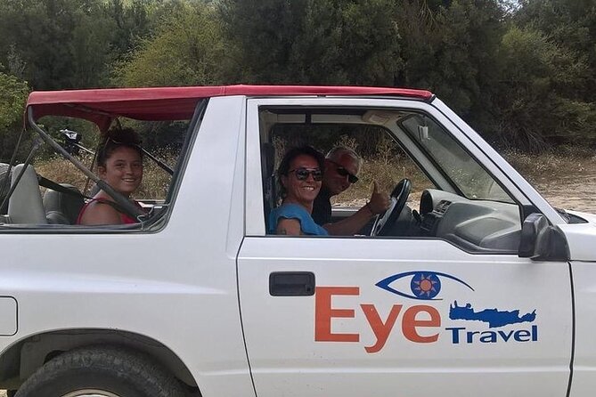 Jeep Safari 4x4 Crete real off road mountain tracks with Lunch from Hersonissos - Gorge Driving and the North Coast Look Back Home