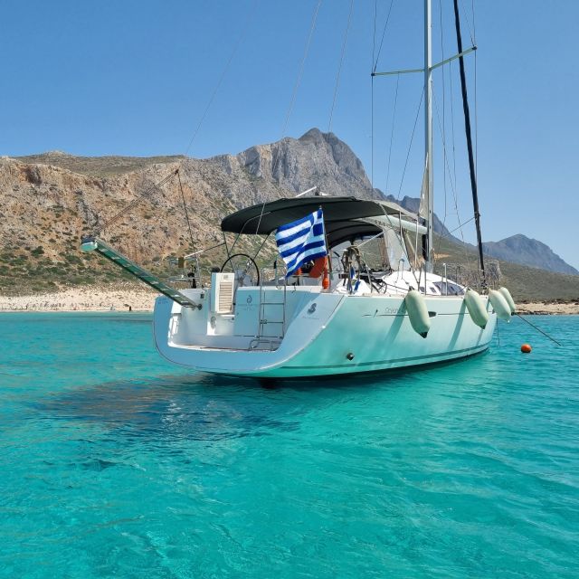 Kissamos: Balos and Gramvousa Private Sailing Trip with Meal - The sail from Kissamos: when to sleep, snack, and avoid seasickness