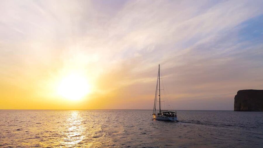 Kissamos: Balos Lagoon Sunset Cruise with Swimming & Snacks - Balos Lagoon Swim Stop: Anchored Middle of the Bay and Swim-Only Access