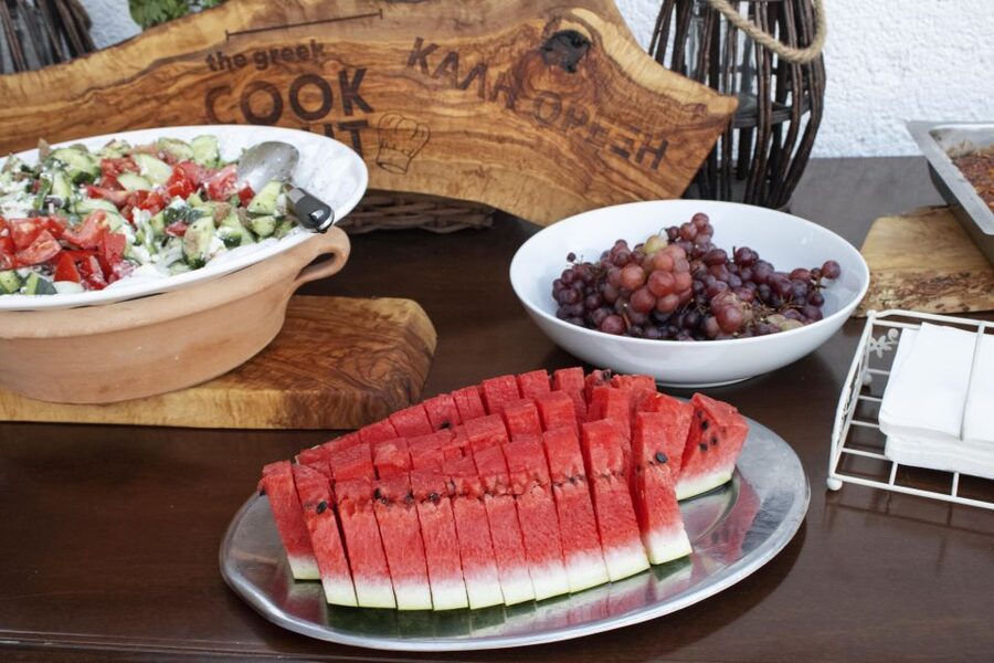 Kissamos: Greek Night with Buffet Dinner and Plate Smashing - Plate breaking and the dance lesson: how to join without feeling silly
