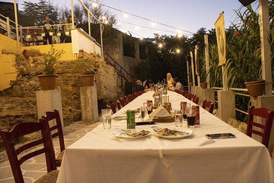 Kissamos: Greek Night with Buffet Dinner and Plate Smashing - The venue’s backstory: from prison to party