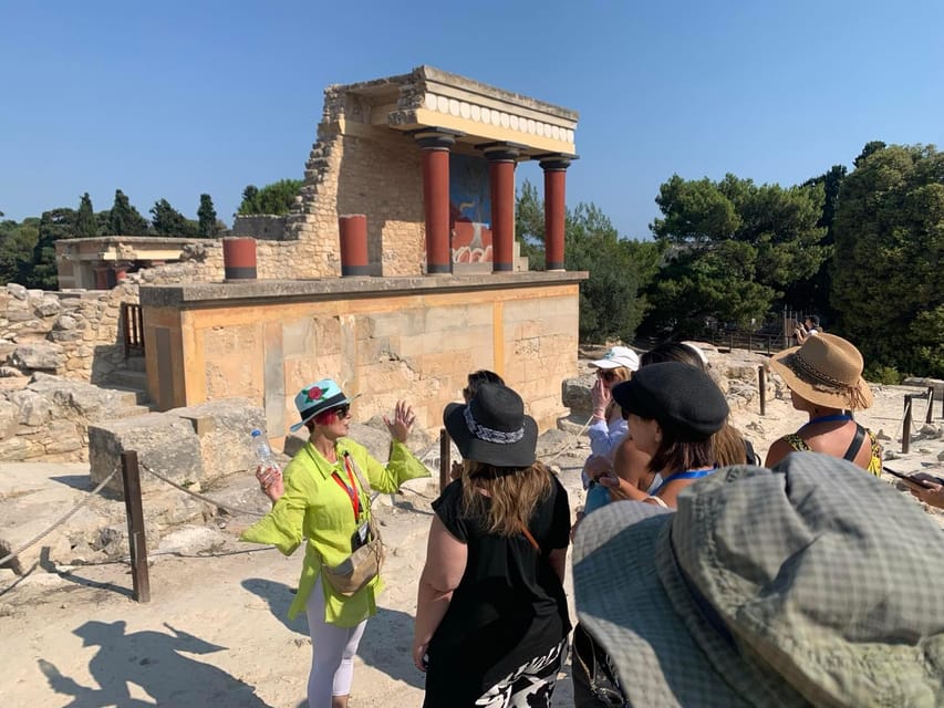 Knossos: Labyrinth of Knossos Skip-the-Line Walking Tour - Entering the Palace Complex: Throne, Theatre, and the Big Claims