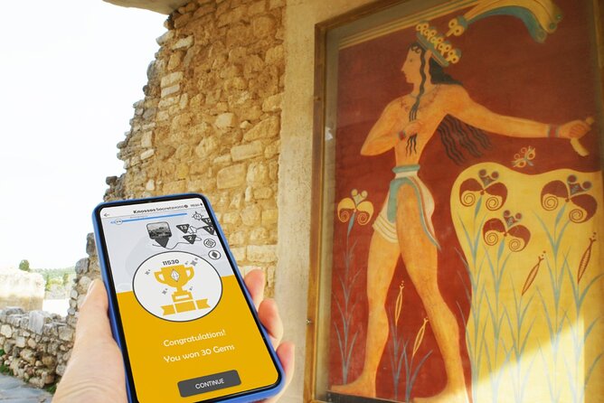 Knossos Palace Self-Guided Treasure Hunt & Tour - Moving through Knossos Palace: riddles, directions, and collected clues