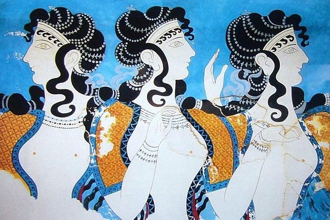 Knossos Private Guide - Unlock the Secrets of the Labyrinth - Wall paintings with color still on them