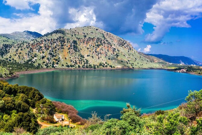 Kournas Lake Argiroupolis and olive oil factory from Rethymno - Lake Kournas: swim time, turtles, and the best kind of lakeside wandering