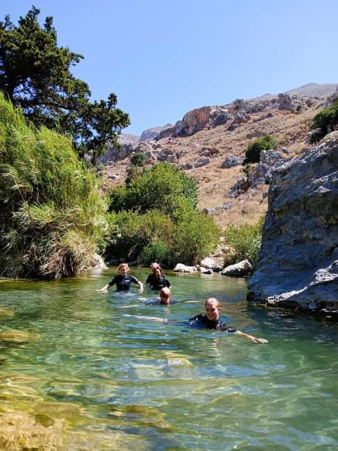 Kourtaliotiko Gorge: Guided River Adventure Trek with Lunch - Gear check: neoprene, helmet, waterproof pack, poles