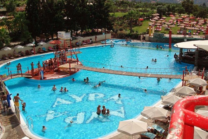 Limnoupolis Water Park All in - Relax time that isn’t just sitting: central pool and lazy river