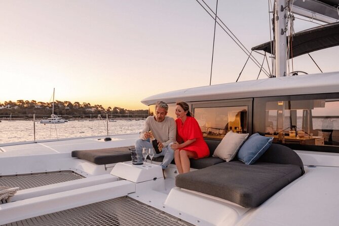 Luxury Catamaran Cruise, Dia Island –Open Bar & Lunch -Top Rated! - Check-In at Cafe MarinaLeof: Getting on Board Smoothly
