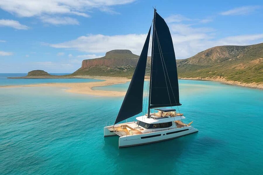 Luxury Catamaran to Balos: Sunset, Snacks, Drinks & Transfer - Why Balos on a luxury catamaran feels different