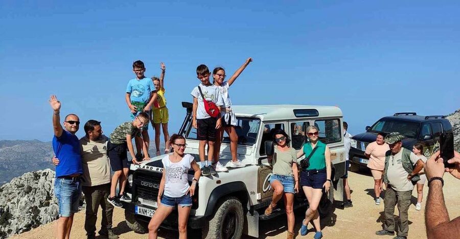 MALIA: Land rover Safari Lasithi Plateau and Zeus Cave - Aposelemi Dam and the sunken village of Sfentili: nature with a human twist