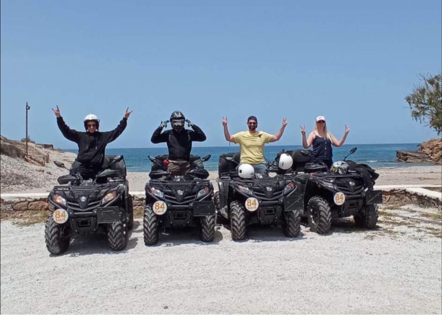 Malia: Off-Road Quad Safari Tour with Lunch and Transfers - Guides, safety vibe, and how the quad sharing works