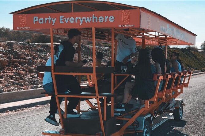 Malia: Party Bike 1 hour Experience & Unlimited Drinks - A typical 60-minute ride through Malia’s party streets