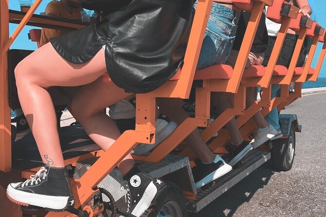 Malia: Party Bike 1 hour Experience & Unlimited Drinks - Getting on the Party Bike: the pedaling rule (and why it’s actually fun)