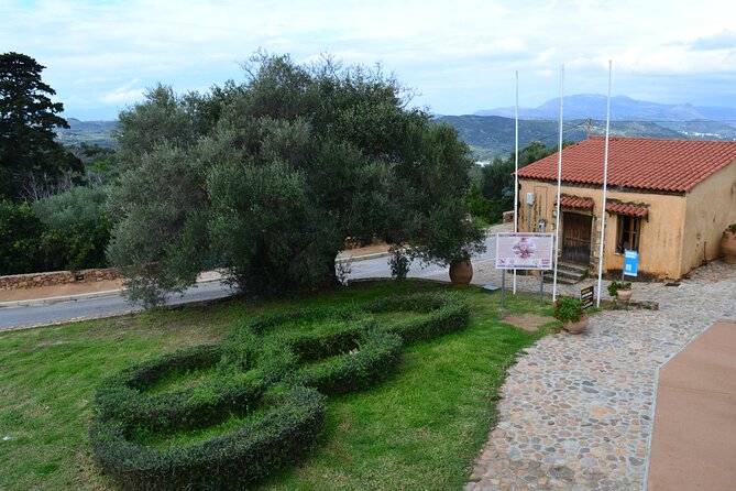 Monastery - Ancient Olive tree & Museum-Cretan Brewery Private Tour from Chania - The bus ride perks: coffee, olive oil, WiFi, and fridge-cold drinks
