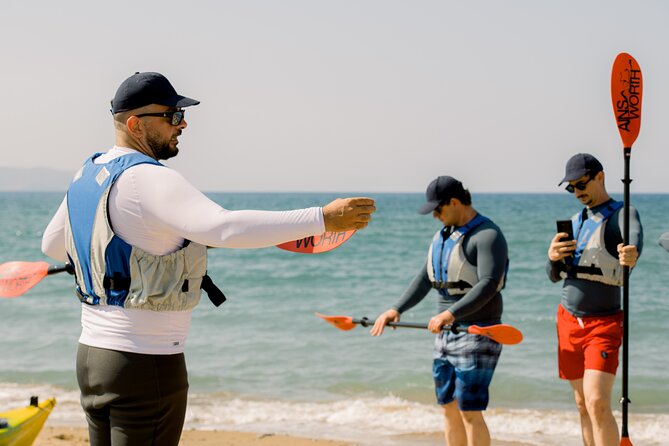 Morning Kayak Tour to Kissamos Bay Shipwreck & Exclusive Beach - Snorkeling on a small private beach near the mine ruins