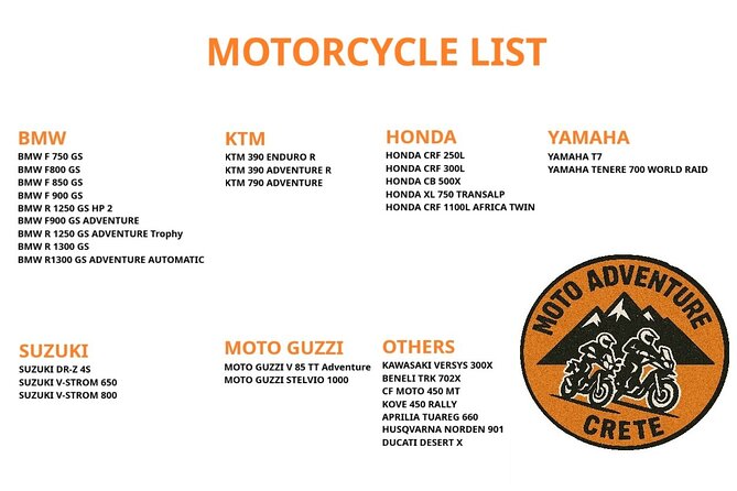 Moto Adventure Crete - Single & Multi Day Tours - On & Off Road - On-road and off-road: how the route keeps things fun for the group