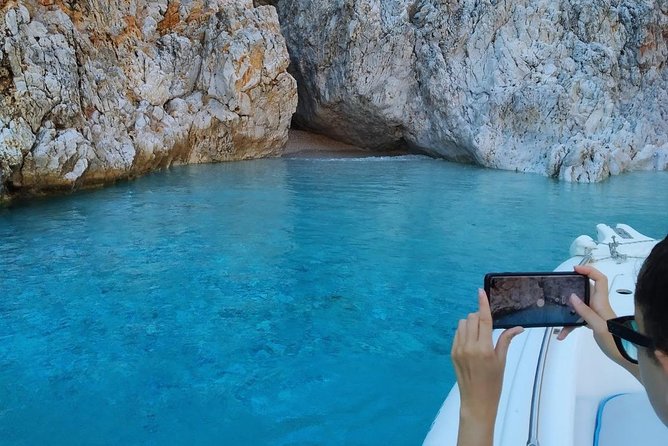 Private Boat Trip Chania Seitan (price per group-up to 9 people) - Marathi Extension (6 Hours): More Water, More Beaches in Souda Bay