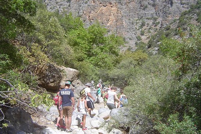 PRIVATE Hiking Walking GORGE nearby Hersonissos CRETE - Along the Riverbed: Rocks, Balance, and Wildlife Moments