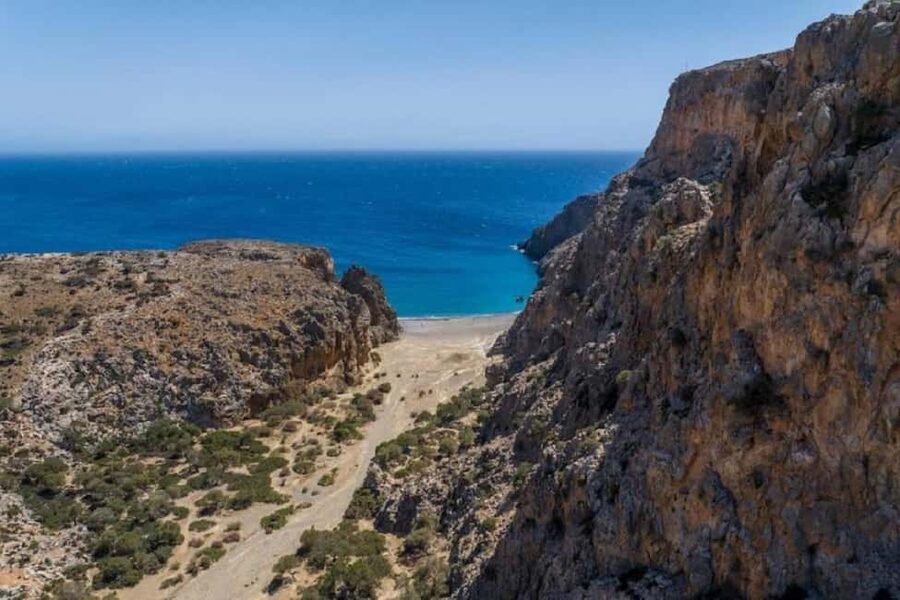 Private Jeep Tour to Agiofarago Beach to swim & Matala walk - Agiofaraggo Gorge footpath: how the walk actually fits the day