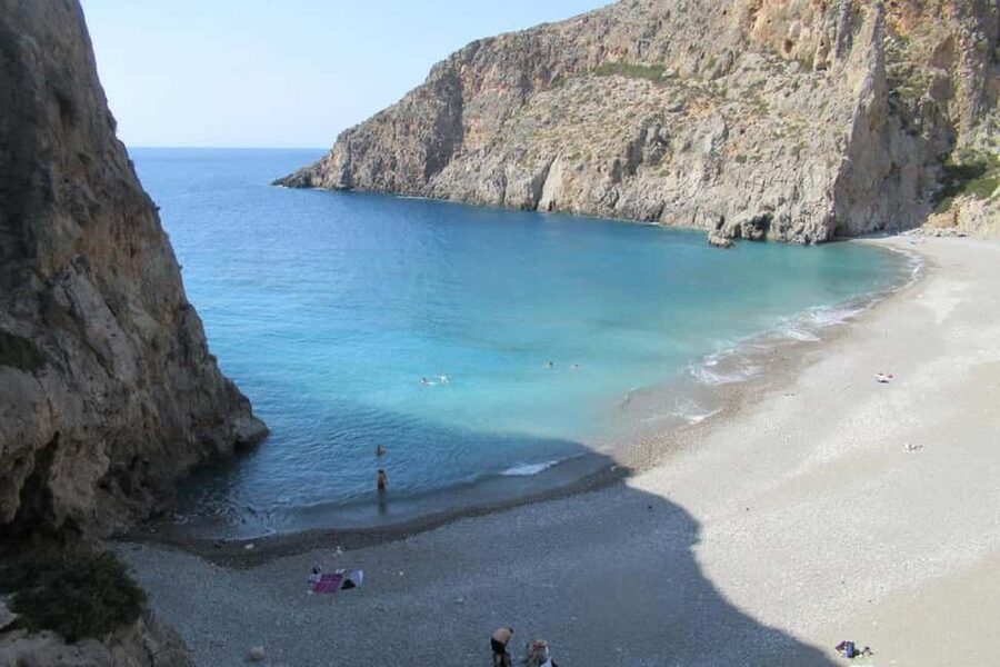 Private Jeep Tour to Agiofarago Beach to swim & Matala walk - Matala hippie village walk: caves, graffiti, and a seaside break