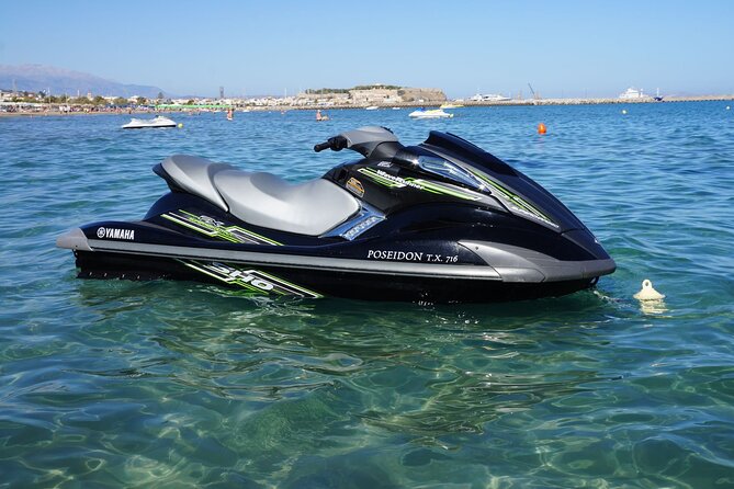Private Jet Ski Activity on the Beach at Rethymno - Your ride choices: jet ski, sofa, slide, banana, and water skis