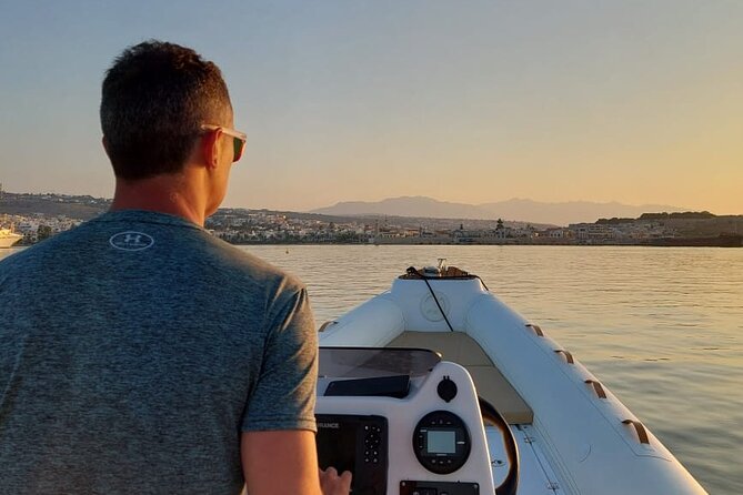 Private RIB Boat Tour to the Secret Beach from Rethymno - Geropotamos Beach and onboard snacks: the calm stretch between swims