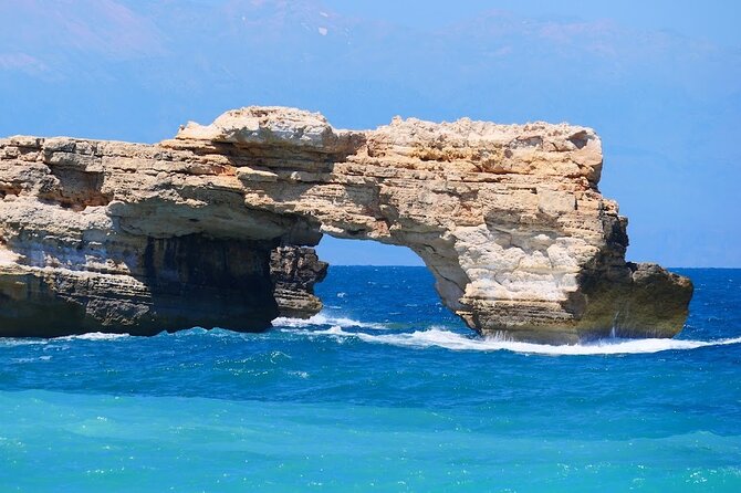 Private RIB Boat Tour to the Secret Beach from Rethymno - The boat-only secret beach: fine sand, shade timing, and Kamarola arch photos