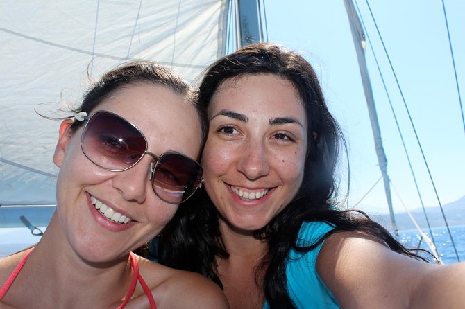 Private Sail in Chania - Stop 2: Almyrida Area, Karga Isle, and the Drapano Lighthouse Pass-By