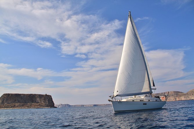 Private Sailing Cruise, Balos and Gramvousa with meal and drinks. - Food and drinks onboard: Cretan lunch plus the comfort to enjoy it