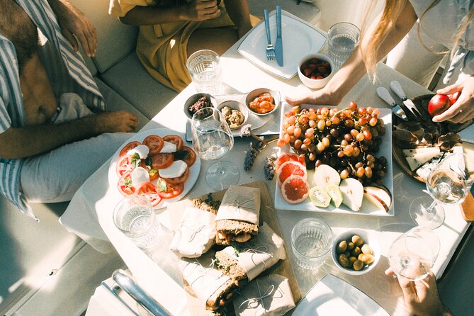 Private Sailing Cruise from Agios Nikolaos around Mirabello Bay - Lunch, Snacks, and Premium Local Wine at Sea
