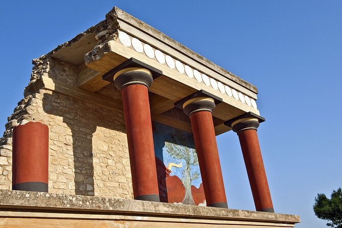 Private Tour Knossos Palace & Archaeological Museum, Crete - Stop 1: Palace of Knossos Archaeological Site in About 2 Hours