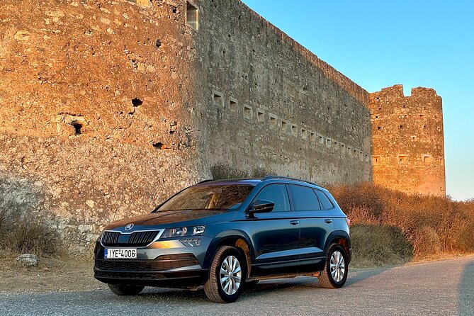 Private Transfer from Heraklion to Chania or Vice Versa - Inside the vehicle: air-conditioning, water, and charging