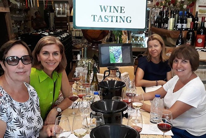 PRIVATE Walking Tour with Lunch and Wine Tasting by a Sommelier - Lunch in Chania: kalitsounia, cheeses, dolmathes, and more plates than you expect