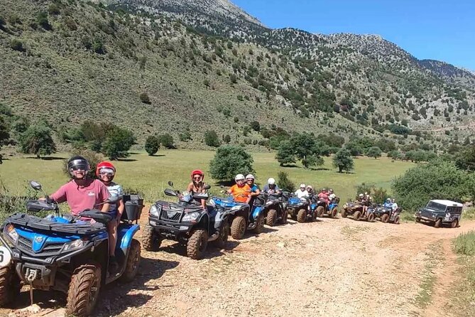 Quad ATV Safari from Georgioupolis Area - Old olive oil factory and coffee time: why this stop hits